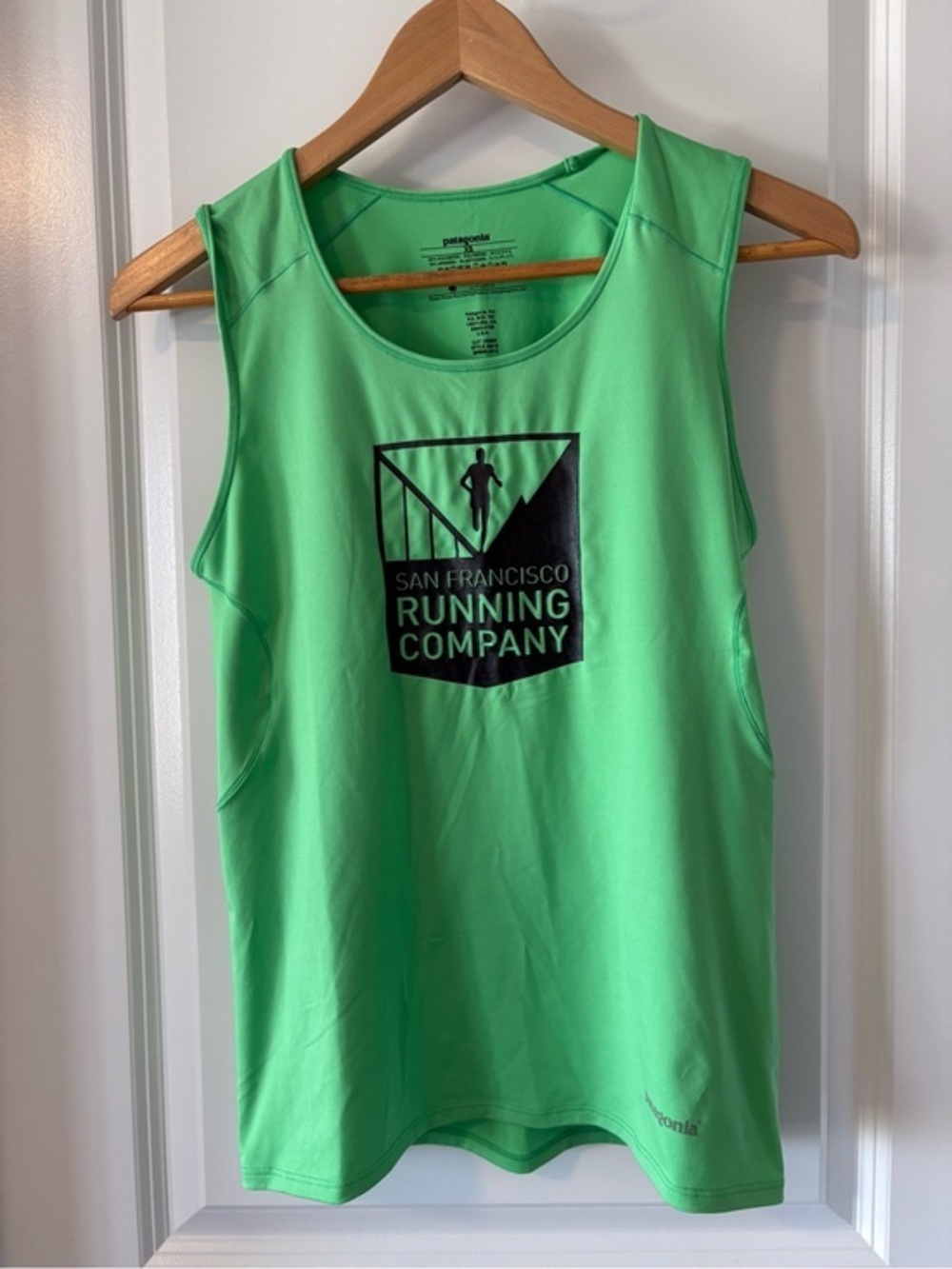 Patagonia SFRC Running Top Lime Green Women’s XS